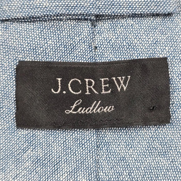 J Crew Ludlow Neck Tie Mens Blue‎ Micro Dots Preppy Business - Picture 3 of 6